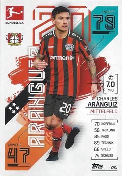 Charles Aranguiz Bayer 04 Leverkusen 2021/22 Topps MA Bundesliga #245