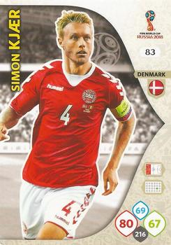 Simon Kjaer Denmark Panini 2018 World Cup #83