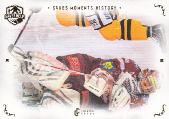 Tomas Popperle Sparta Legendary Cards Saves Help Memorabilia 2022 Saves Moments History Gold /155 #SMH-12