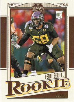 Penei Sewell Oregon Ducks 2021 Panini Legacy Football NFL Rookies #176