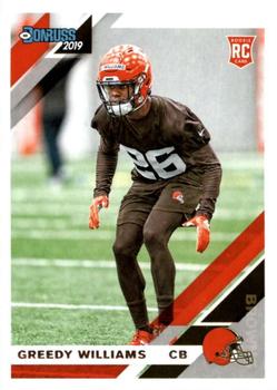 Greedy Williams Cleveland Browns RC 2019 Donruss NFL #272