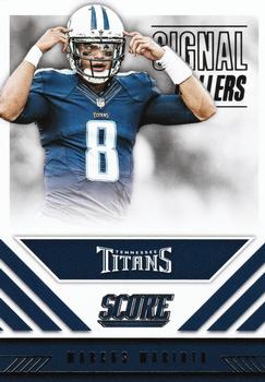 Marcus Mariota Tennessee Titans 2016 Panini Score NFL Signal Callers #24