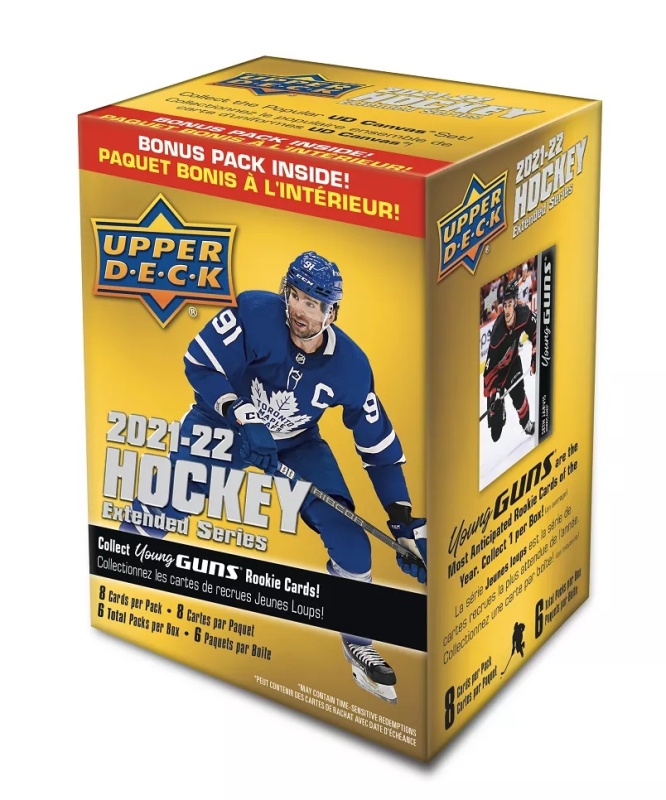 Upper Deck Extended Series Hockey 2021/22 Blaster Box NHL