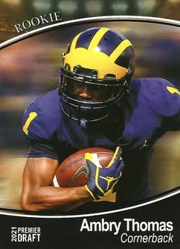 Ambry Thomas Michigan Wolverines 2021 Sage Hit Premier Draft NFL #16