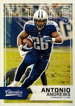 Antonio Andrews Tennessee Titans 2016 Panini Classics NFL #85