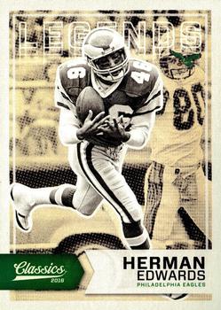Herman Edwards Philadelphia Eagles 2016 Panini Classics NFL #116
