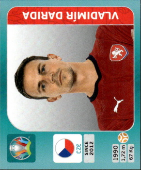 Vladimir Darida Czech Republic samolepka EURO 2020 Tournament edition #374