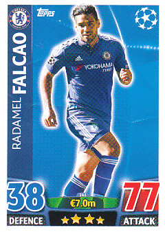 Radamel Falcao Chelsea 2015/16 Topps Match Attax CL #141