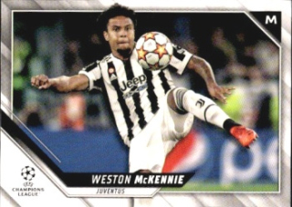 Weston McKennie Juventus FC Topps UEFA Champions League Collection 2021/22 #30