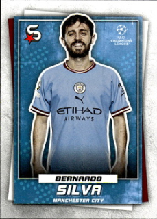 Bernardo Silva Manchester City Topps UEFA Football Superstars 2022/23 #7