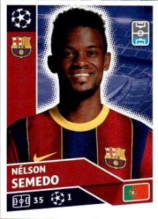 Nelson Semedo FC Barcelona samolepka UEFA Champions League 2020/21 #BAR08
