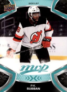 P.K. Subban New Jersey Devils Upper Deck MVP 2021/22 #76