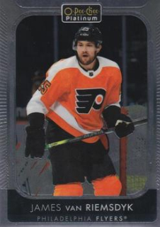 James van Riemsdyk Philadelphia Flyers Upper Deck O-Pee-Chee Platinum 2021/22 #28