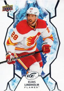 Elias Lindholm Calgary Flames Upper Deck Ice 2021/22 #63