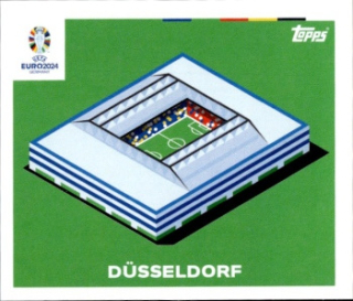 Dusseldorf samolepka Topps EURO 2024 Host of the UEFA Euro 2024 #EURO4