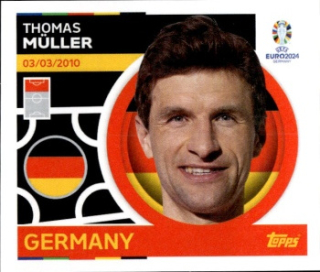 Thomas Muller Germany samolepka Topps EURO 2024 #GER16