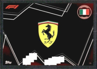 Ferrari Team Logo Ferrari Topps F1 Turbo Attax 2023 #19