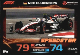 Nico Hulkenberg Haas Topps F1 Turbo Attax 2023 #80