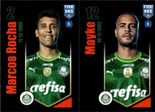 Marcos Rocha / Mayke Palmeiras samolepka Panini FIFA 365 2024 #41