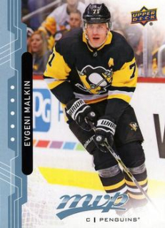 Evgeni Malkin Pittsburgh Penguins Upper Deck MVP 2018/19 Factory Set Blue #25