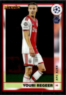 Youri Regeer AFC Ajax Topps Merlin Chrome UEFA Club Competitions 2022/23 #10