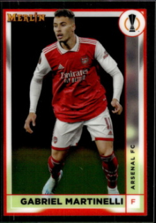 Gabriel Martinelli Arsenal Topps Merlin Chrome UEFA Club Competitions 2022/23 #15