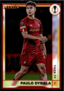 Paulo Dybala AS Roma Topps Merlin Chrome UEFA Club Competitions 2022/23 #23