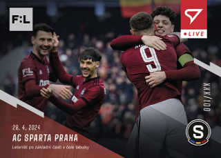 Předprodej - AC Sparta Praha FORTUNA:LIGA 2023/24 LIVE / #L-38