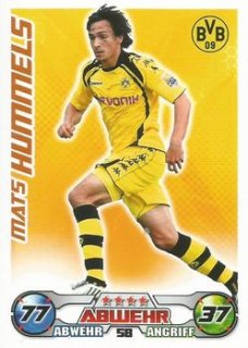 Mats Hummels Borussia Dortmund 2009/10 Topps MA Bundesliga #58