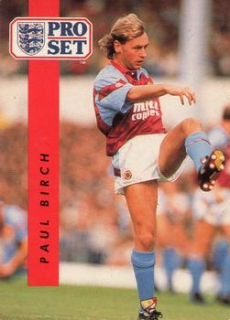 Paul Birch Aston Villa 1990/91 Pro Set #21