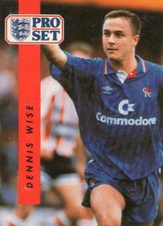 Dennis Wise Chelsea 1990/91 Pro Set #33