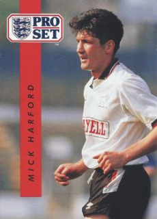 Mick Harford Derby County 1990/91 Pro Set #72