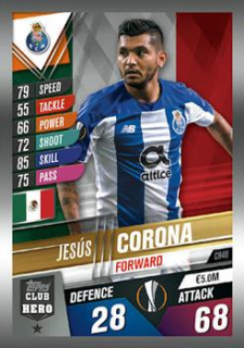 Jesus Corona FC Porto Topps Match Attax 101 2019/20 Club Hero #CH48