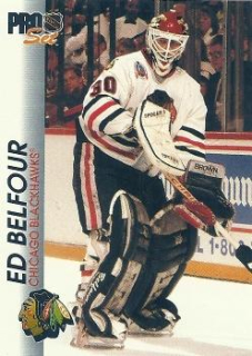 Ed Belfour Chicago Blackhawks Pro Set 1992/93  #33