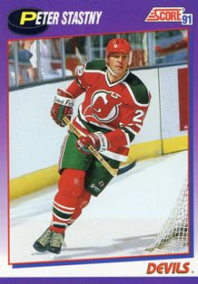 Peter Stastny New Jersey Devils Score 1991/92 American  #66