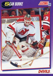 Sean Burke New Jersey Devils Score 1991/92 American  #245