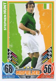 Stephen Hunt Republic Of Ireland EURO 2012 Match Attax #142
