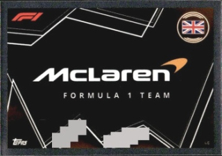 McLaren Team Logo McLaren Topps F1 Turbo Attax 2023 #46