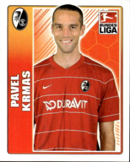 Pavel Krmas SC Freiburg samolepka Topps Bundesliga 2009/10 #113