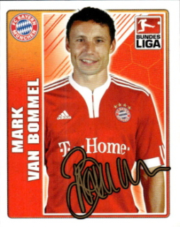 Mark van Bommel Bayern Munchen samolepka Topps Bundesliga 2009/10 #324