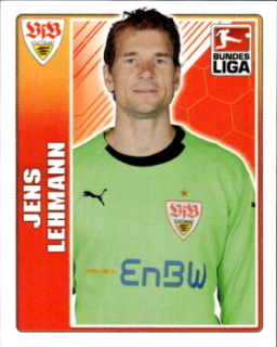 Jens Lehmann VfB Stuttgart samolepka Topps Bundesliga 2009/10 #378