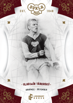 Vladimir Taborsky Dukla Praha Bravo Dukla Legendary Cards Base Gold #BA-TAV
