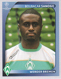 Panini 193 Boubacar Sanogo Werder Bremen UEFA CL 2008/09 