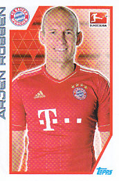 Arjen Robben Bayern Munchen samolepka Topps Bundesliga 2012/13 #236