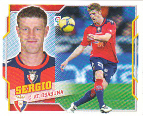 Sergio Osasuna samolepka Panini La Liga 2010/11 #368