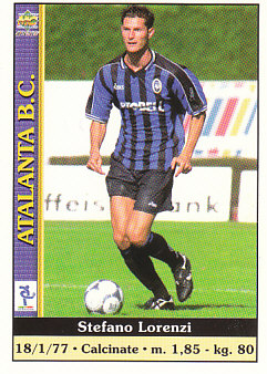 Stefano Lorenzi Atalanta BC Mundicromo Calcio 2001 #11