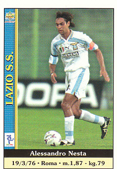 Alessandro Nesta Lazio Roma Mundicromo Calcio 2001 #177