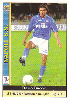 Dario Baccin SSC Napoli Mundicromo Calcio 2001 #244