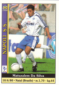 Matuzalem Da Silva SSC Napoli Mundicromo Calcio 2001 #257