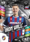 David Krcik Viktoria Plzen SportZoo Chance Liga TCG Duel 2026/27 Iron Wall #IW-09